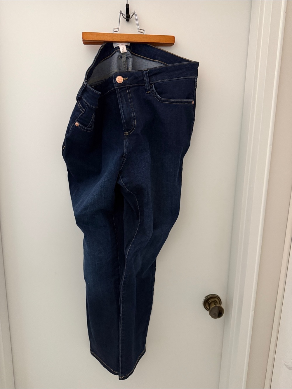 LC Lauren Conrad Dark Blue Straight Leg Jeans